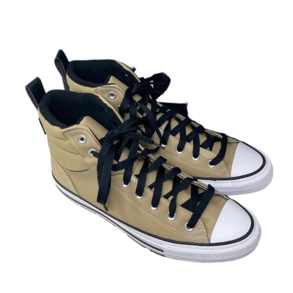 Converse CTAS Berkshire Boot Hi Men's Nomad Khaki Leather Sneakers A04475C - Picture 6 of 9